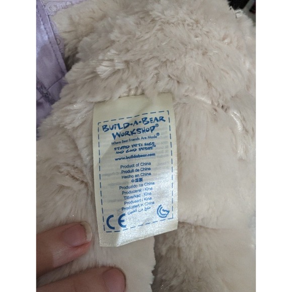 White Build-A-Bear Bear Plush With Beauty And Sleep Dress 2012 - Picture 3 of 4